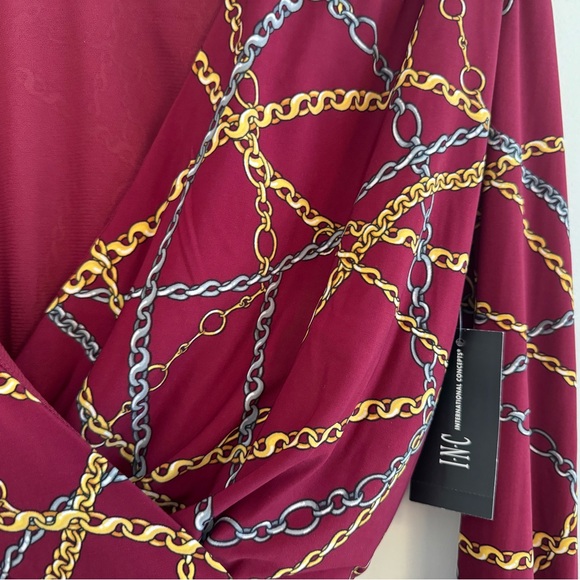 Ruched-Waist Surplice Top - Picture 4 of 5